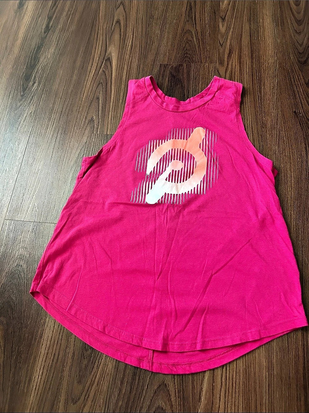 Peloton Graphic Tank Top in Pink Size Medium